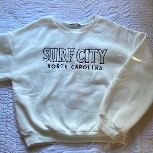 SHEIN Drop Shoulder Letter Pullover